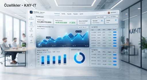 PRO KAYIT mobil uygulamasında operasyonel analitik ekranı